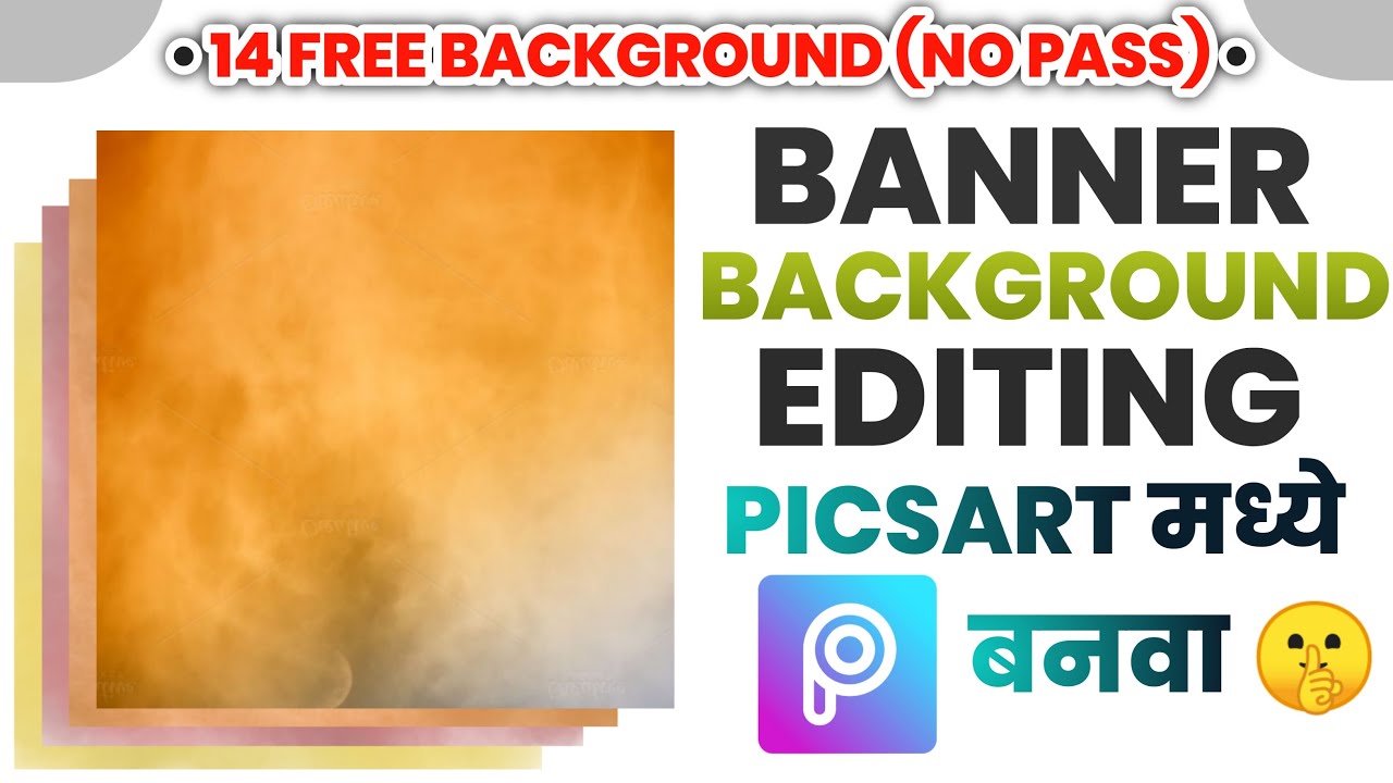 How To Make Birthday Banner Background Editing in Picsart | HD Banner  Background Editing 2020 - YouTube