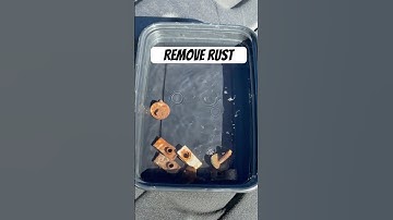 How to REMOVE RUST from Tools, Bolts & Nuts with Apple Cider Vinegar