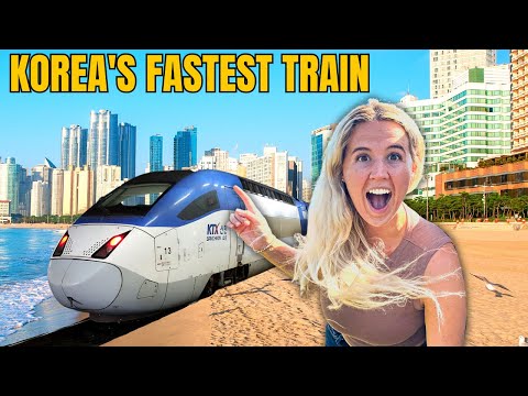 KTX Bullet Train: Korea&#39;s FASTEST! (Seoul to Busan)