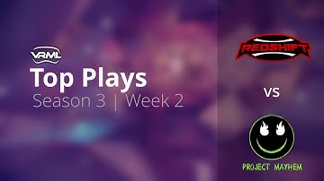 Echo Arena - VRML Top Plays - Redshift vs Project Mayhem (S3W2)