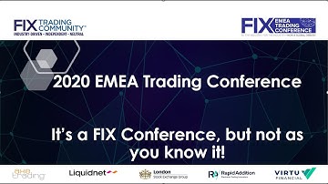 Welcome to the 2020 EMEA Trading Conference Virtual Platform
