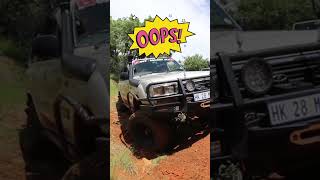 Getting stuck - Recovery on cross over axle #shorts