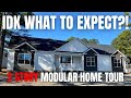 IDK WHAT TO EXPECT! Never been inside! Let's tour this modular home together! 1st Home Tour