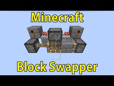 How to Build a Block Swapper in Minecraft!