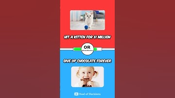 Would You Rather Questions (Episode 2) #choices #quiz #kitten #wouldyourather #thisorthat #tiktok