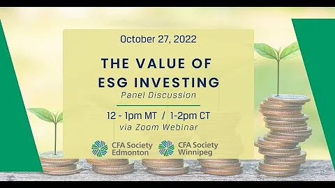The Value of ESG Investing Recording