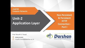 2.07 - Non Persistent & Persistent HTTP Connection - Part I