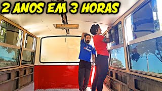 CASAL CONSTRÓI MOTORHOME FEITO EM CASA EM 3 HORAS