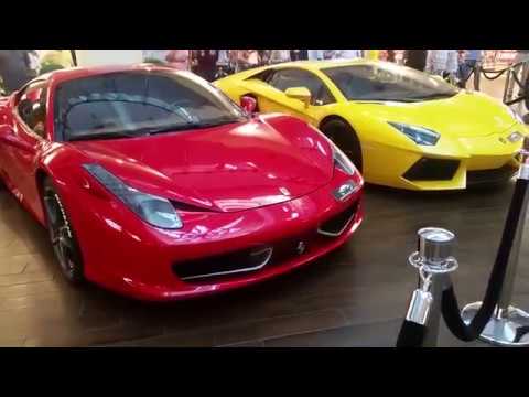 მსოფლიოს სუპერ მანქანების გამოფენა დუბაი მოლში