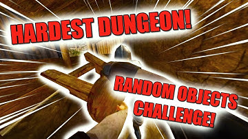 I BEAT DUNGEONS WITH ONLY RANDOM OBJECTS! || BLADE AND SORCERY VR NEW U10 UPDATE GAMEPLAY