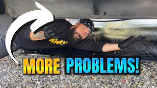 How to Replace your RV Underbelly and Check for Leaking Tanks
