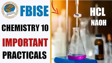 Chemistry 10 Annual Practical Paper 2025 PBA | Federal Board