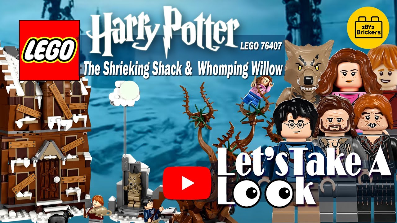 Lego 76407 Harry Potter The Shrieking Shack Whomping Willow Book