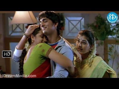 Nuvvostanante Nenoddantana Movie - Srihari, Trisha, Siddharth, Veda Sastry Nice Scene