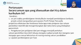 Tanya Jawab - Kerangka Kurikulum - Merdeka Belajar