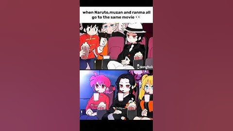 Naruto,muzan and ranma 👀 #naruto #muzan #ranma #anime #fypシ