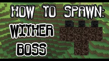 Minecraft 1.8.9 How To Spawn The Wither