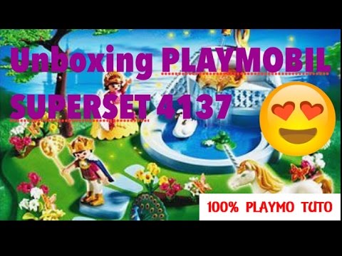 UNBOXING #2 : SuperSet PLAYMOBIL 4137 FONTAINE ROYALE - 100% PLAYMO TUTO
