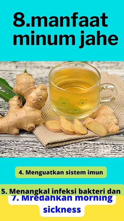 manfaat konsumsi jahe secara rutin