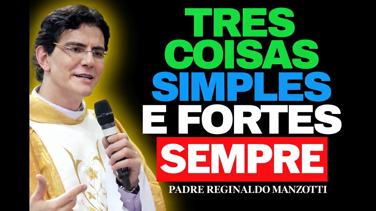 JESUS revelou os 3 OBJETOS que você deve ter no seu BOLSO durante 2026 | Padre Reginaldo Manzotti