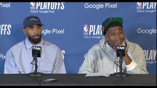 Anthony Edwards & Mike Conley Post Game Interview | Minnesota Timberwolves vs Denver Nuggets