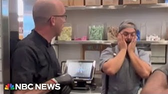 Thumbnail for Restaurant staff donates money allotted for Christmas party to soon-to-be father