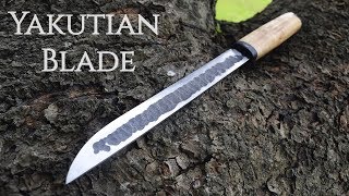 Knife making  Forging a Long Yakutian knife
