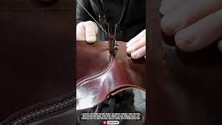Industrial leather stitching machine for quality shoes #shorts #leathercraft #tools