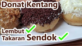 Cara membuat donat kentang montok 1x profing