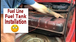 How to install a VW Beetle Gas Tank  Super Beetle Vapor lines and Beetle Smells Like gas fumes