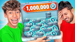 Winning 1,000,000 VBucks from my Dad