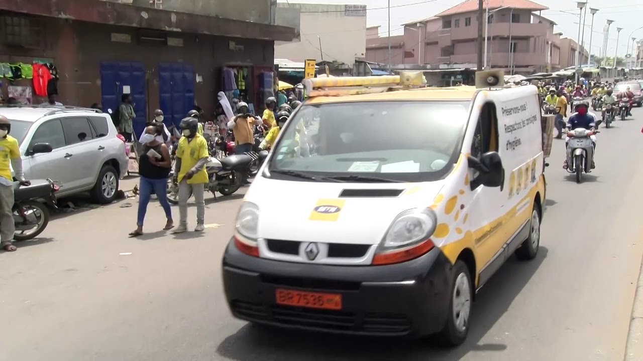 Covid-19 : MTN Bénin sensibilise la population sur les gestes barrières