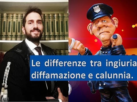 Video: Differenza Tra Diffamazione E Diffamazione