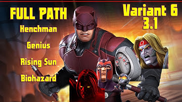 Variant 6: 3.1 Henchman + Genius + Rising Sun + Biohazard Full Hybrid Path w/ DDHK Boss take-down