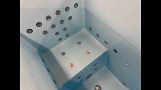 1100 × 700 Seated Whirlpool Tub — Bespoke Jet Layout, Flush Finish | Omnitub