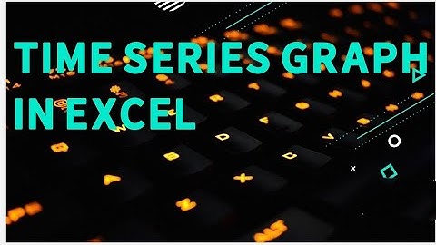 How to make Time Series Graph (Moving Average Method) in Ms Excel