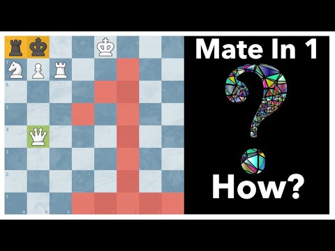 The hardest mate in 1 puzzle I've seen! (White to move, mate in 1