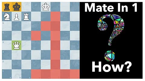 How Is This Mate In 1? ♖ Tough Chess LOGIC Puzzle ♖ Chess Logic Puzzle