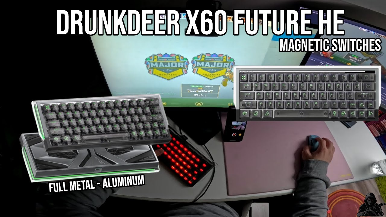 DrunkDeer X60 Future HE Review on CS2 (Good Magnetic Keyboard for