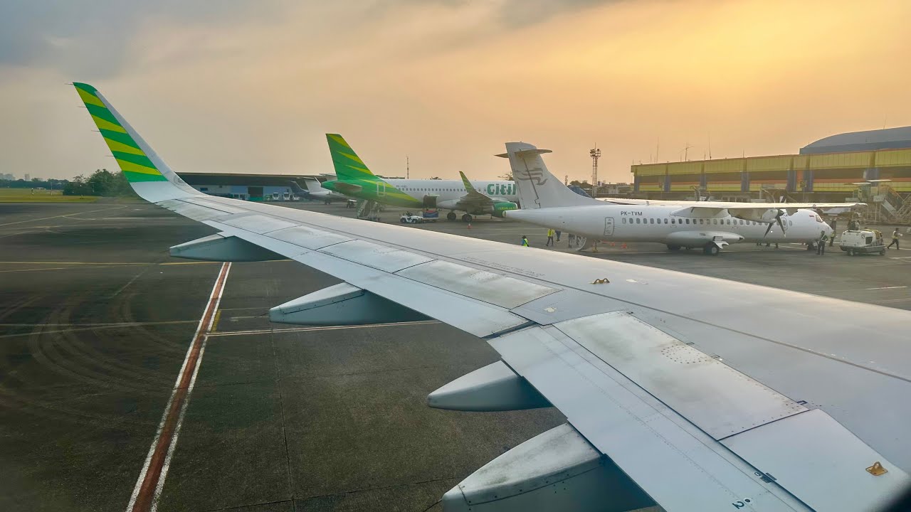 Arrival Jakarta HALIM PERDANAKUSUMA Citilink Airbus A320 | QG 165  PK-GQF