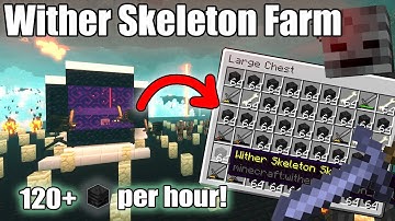 Minecraft: Simple Wither Skeleton Farm | No Spawnproofing | Tutorial 1.16 - 1.17 - 1.18 - 1.19 +