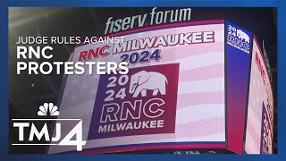 Judge rules against allowing protesters to march through RNC security zone