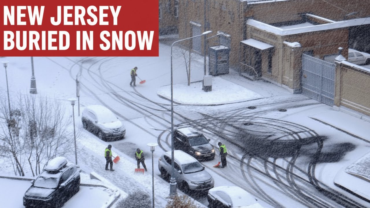 Several Inches of Snow Slam New Jersey: Up to 8 Inches Blankets Colts Neck & Central NJ, Slick Roads