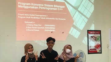 Program Konversi Bilangan dengan bahasa Pemrograman C++ menggunakan Visual Studio Code