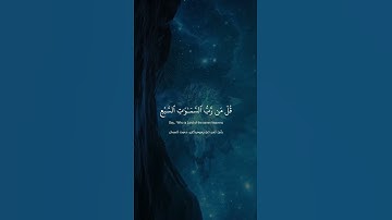 Surah Al-Mu'minun [84-87] #quran | ‎سورة المؤمنون [٨٤-٨٧] #reels #quran #ياسر_الدوسري