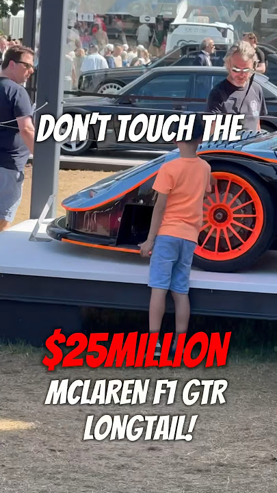 Don’t touch the $25Million McLaren F1 GTR Longtail! #automobile #mclaren #F1 #goodwood