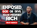 Exposed how prophet david richard became rich  must watch totally spiritual