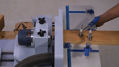 Using The Woodsmith Horizontal Mortising Machine