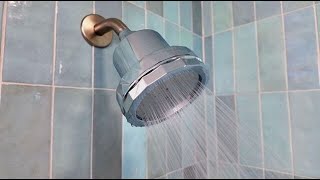 AquaGlo by Aspen Showerhead with 2 Filters