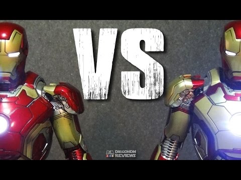 Hot Toys Mark 43 Vs Mark 42 Comparacao Diegohdm Youtube